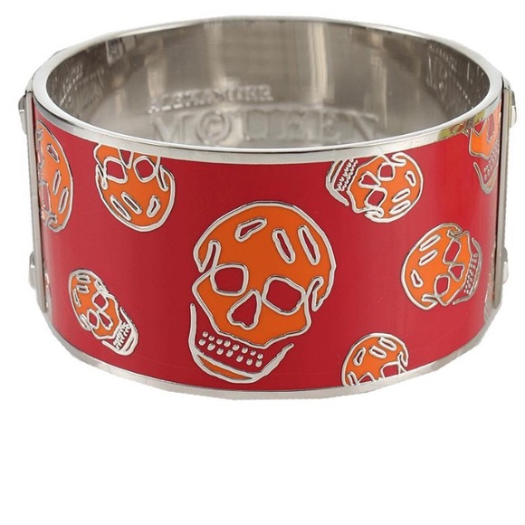 Alexander McQueen metal/enamel cuff - Picture 5 of 13